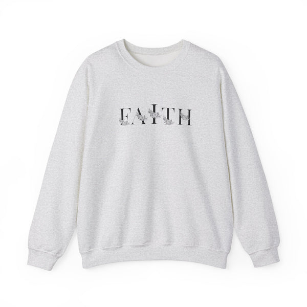 "Floral Faith" Crewneck Sweatshirt