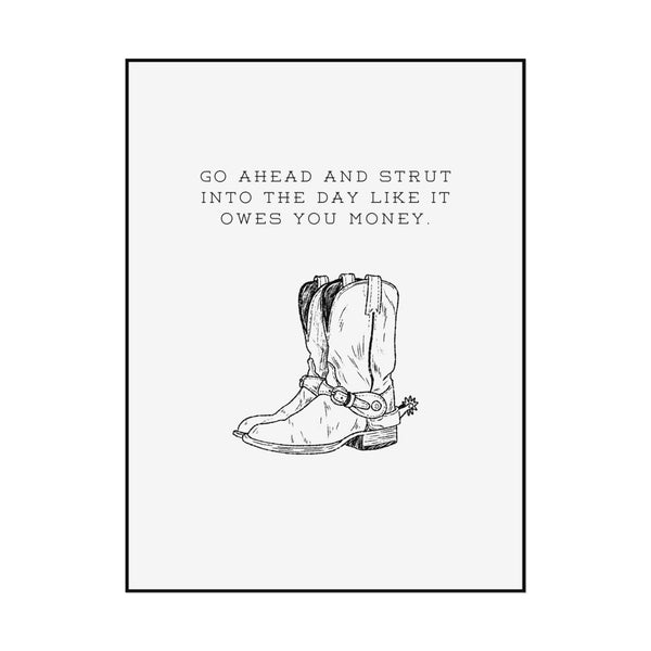 "Strut Your Stuff" - Poster