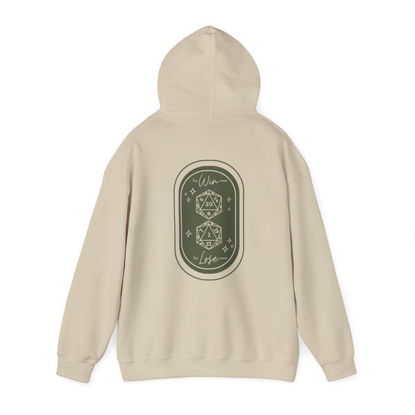 "Win/Lose" - Unisex Hoodie - Soft Blend with D20 Design