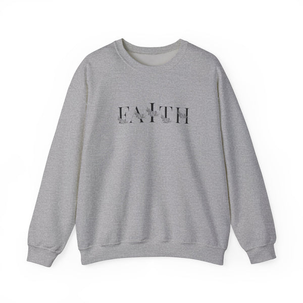"Floral Faith" Crewneck Sweatshirt
