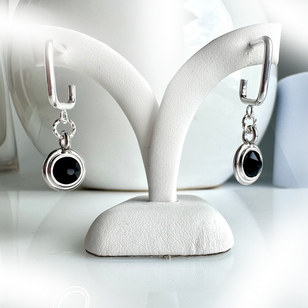 "Spring Sparkle" Earrings (black)