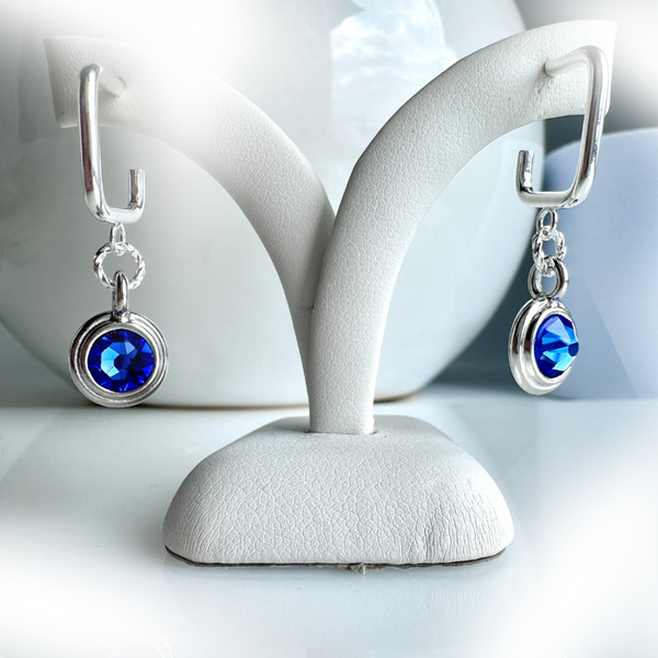 "Spring Sparkle" Earrings (Blue)
