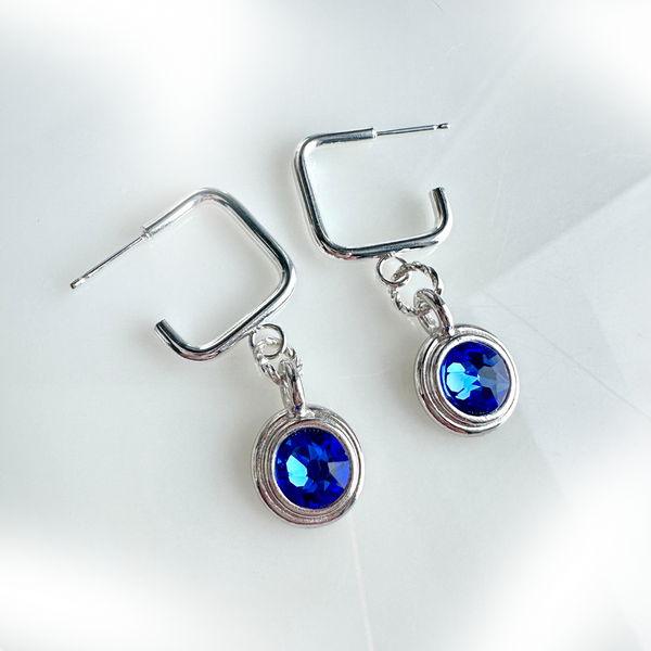 "Spring Sparkle" Earrings (Blue)