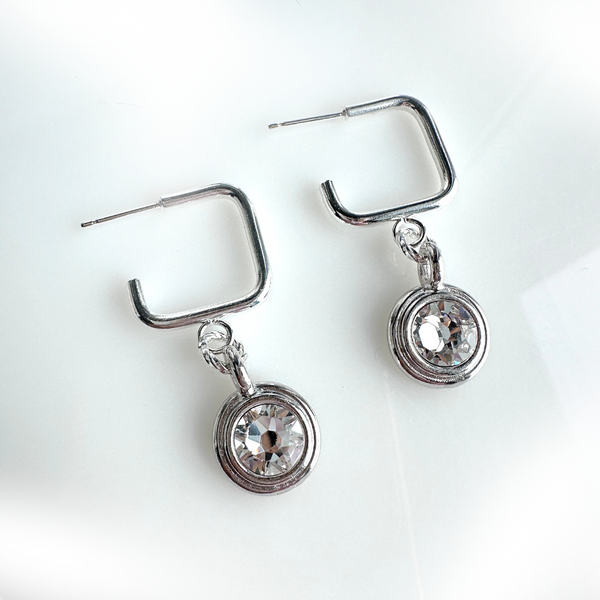 "Spring Sparkle" Earrings (clear)