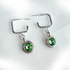 "Spring Sparkle" Earrings (green)
