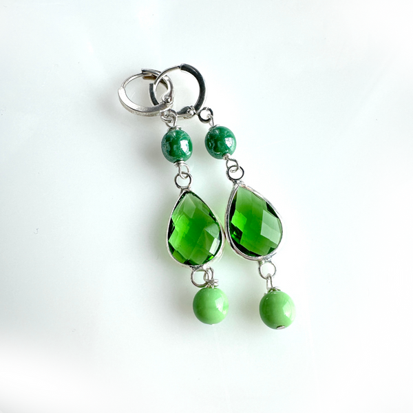 "Candy Drop" Earrings (green)