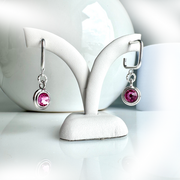 "Spring Sparkle" Earrings (pink)