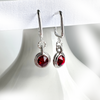 "Spring Sparkle" Earrings (red)