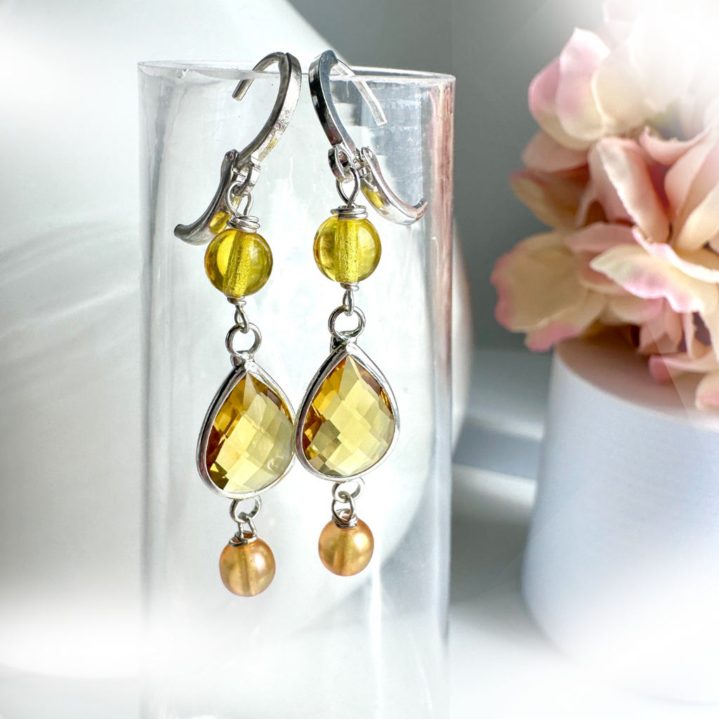 "Candy Drop" Earrings (lemon)