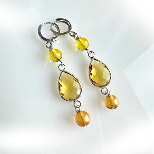 "Candy Drop" Earrings (lemon)