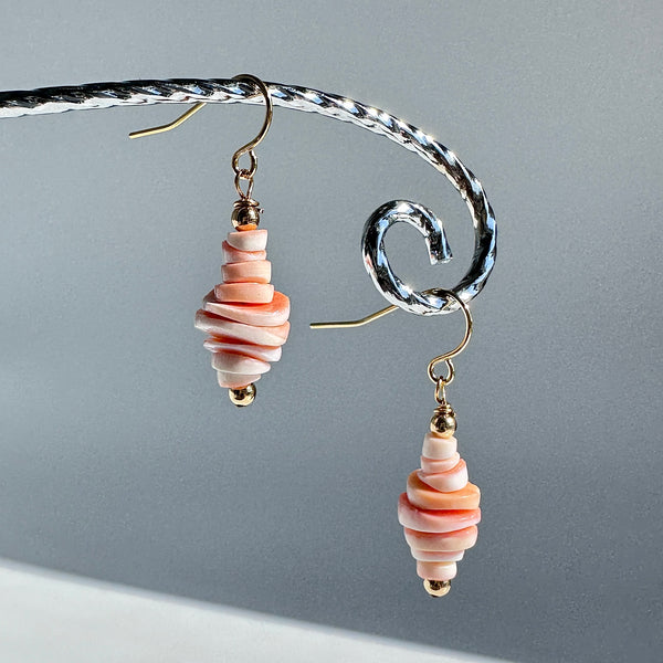 "Peach Beach" Earrings