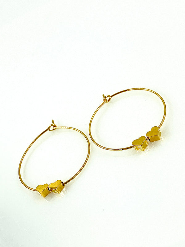 "Love Hoops" Earrings