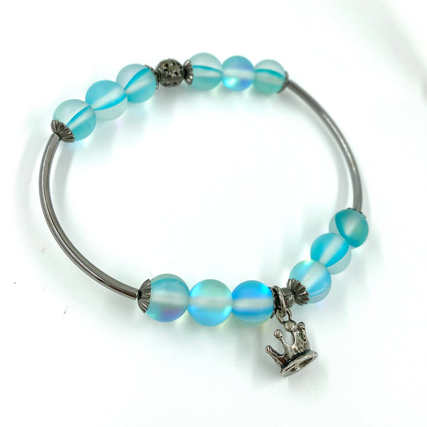 "Mermaid Queen" (Aqua) Bracelet