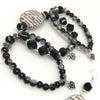 "Love Story" Stretch Bracelet Set