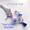 A Circle of Angels "Love Locked" Keychains