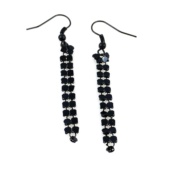 "Jennine" Earrings (black)