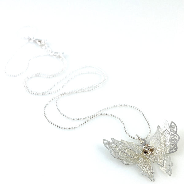 "Flutterby" Necklace (Various Colours)