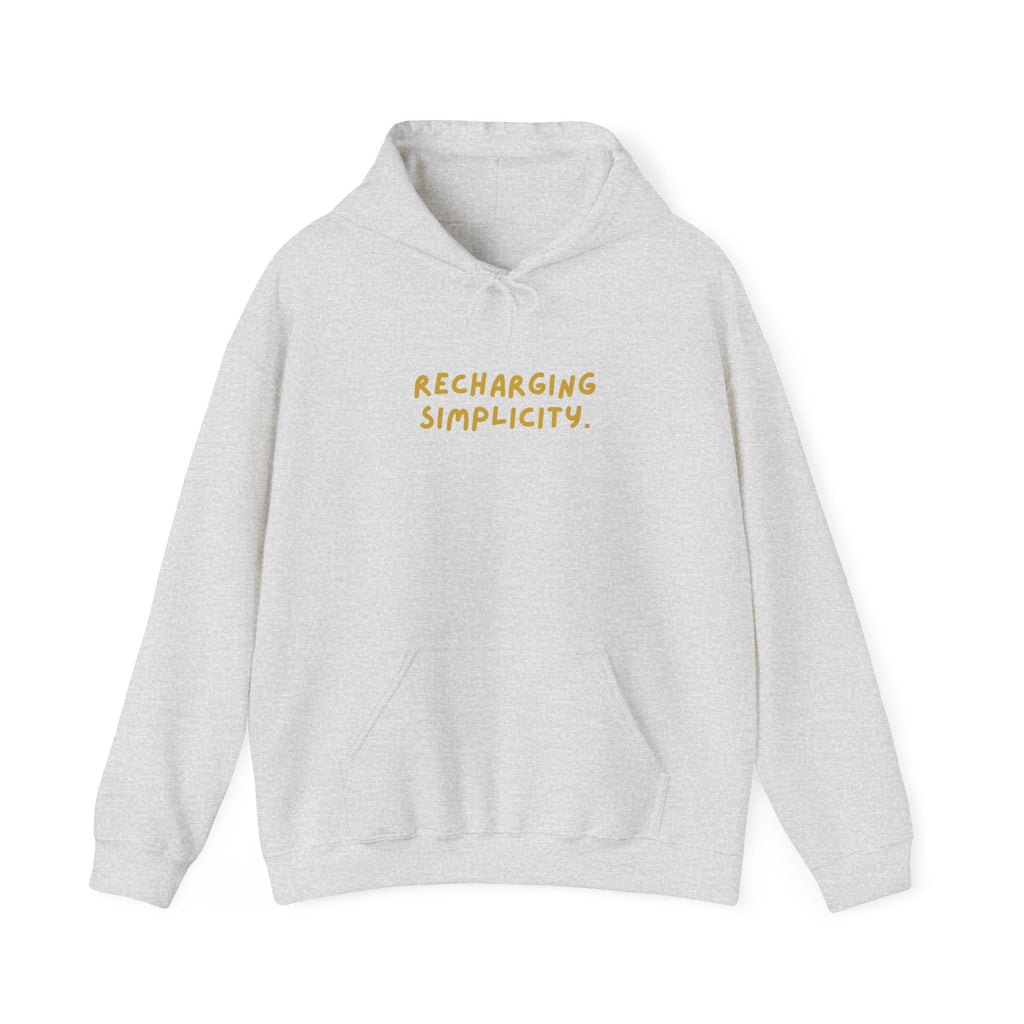 "Recharging Simplicity" - Unisex Hoodie