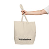 "Win/Lose" - Canvas Shopping Tote