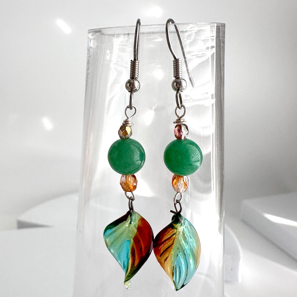 "Leaf Party" Earrings