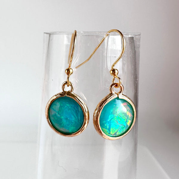 "Turquoise Perspective" Earrings