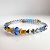 "Turning Over a New Leaf" Bracelet (Blue)