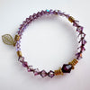 "Turning Over a New Leaf" Bracelet (Plum)