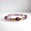 "Turning Over a New Leaf" Bracelet (Plum)