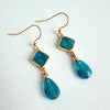 "Aqua Sizzle" Earrings
