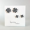 "Little Blessings" Earrings - Black/White