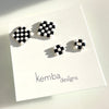 "Little Blessings" Earrings - Black/White