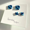 "Little Blessings" Earrings - Dark Blue