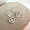 "Cross My Heart" Earrings