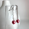 "Swivel Stick" Earrings - Rose