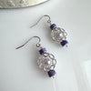 "Secret Pearl" Earrings - purple