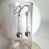 "Swivel Stick" Earrings - Grey