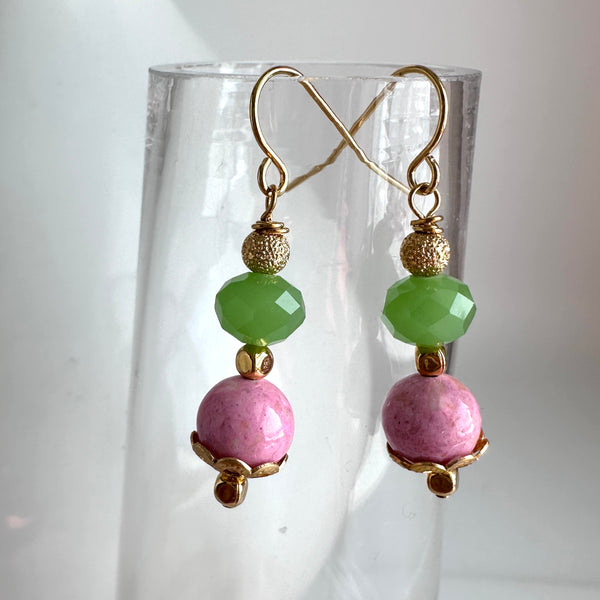 "Pink Limonade" Earrings