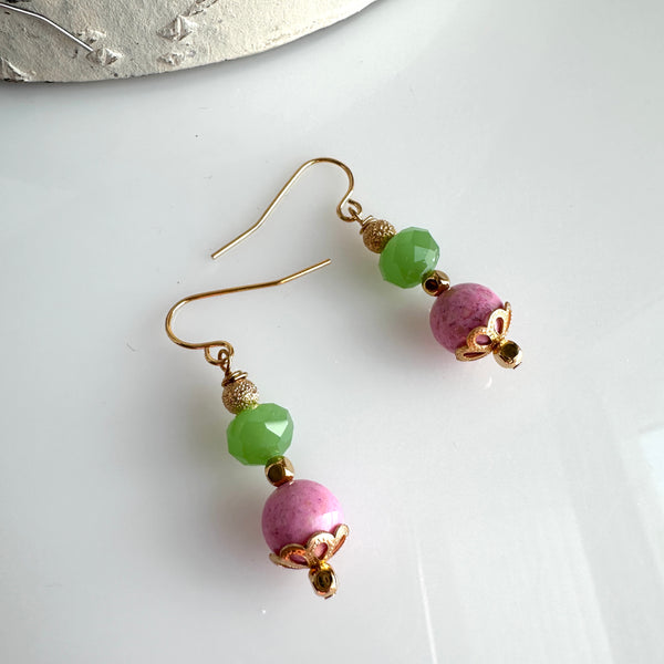 "Pink Limonade" Earrings