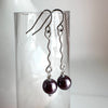 "Swivel Stick" Earrings - Lilac