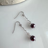 "Swivel Stick" Earrings - Lilac