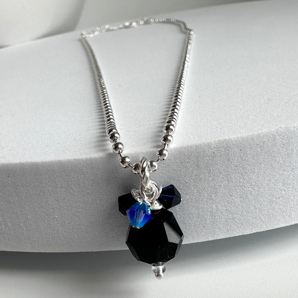 "Disco" Necklace - Black