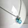 "Disco" Necklace - Aqua