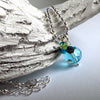 "Disco" Necklace - Aqua