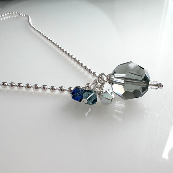 "Disco" Necklace - Grey