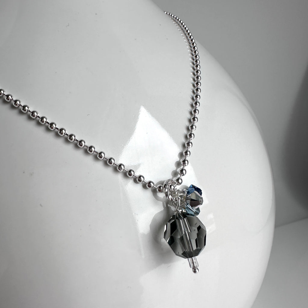"Disco" Necklace - Grey