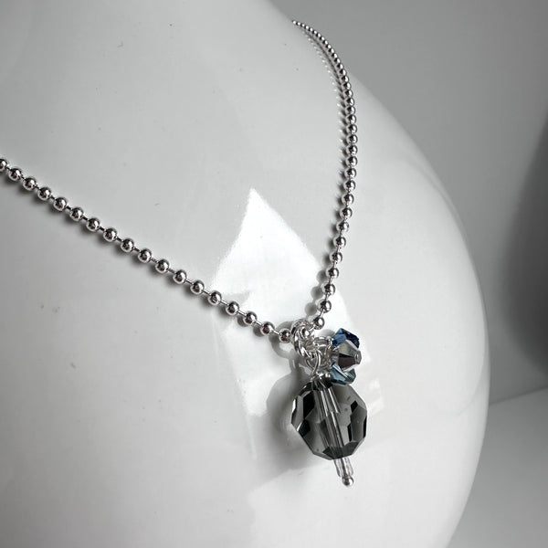 "Disco" Necklace - Grey