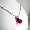 "Disco" Necklace - Fucsia