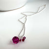 "Disco" Necklace - Fucsia