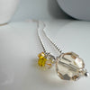 "Disco" Necklace - Yellow