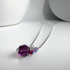 "Disco" Necklace - Purple